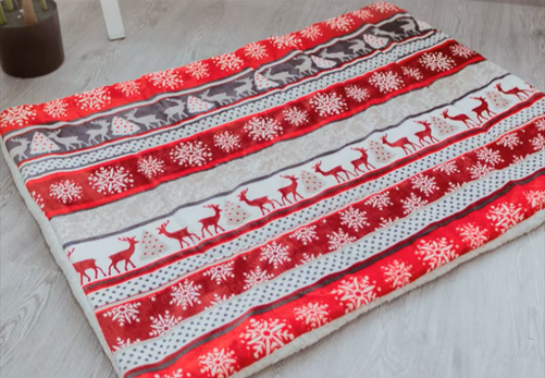 Christmas Double Sided Thick Warm Pet Blanket