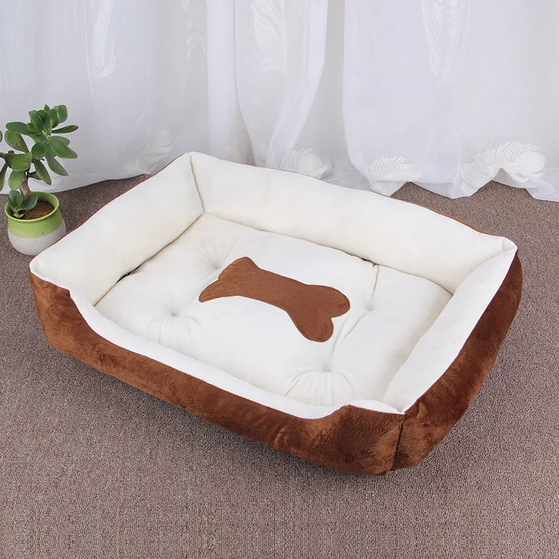 Non-Slip Pet Bone Bed