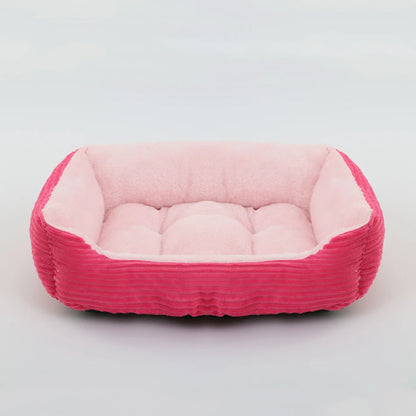 Square Plush Pet Sofa Bed