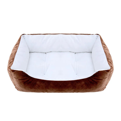 Square Plush Pet Sofa Bed