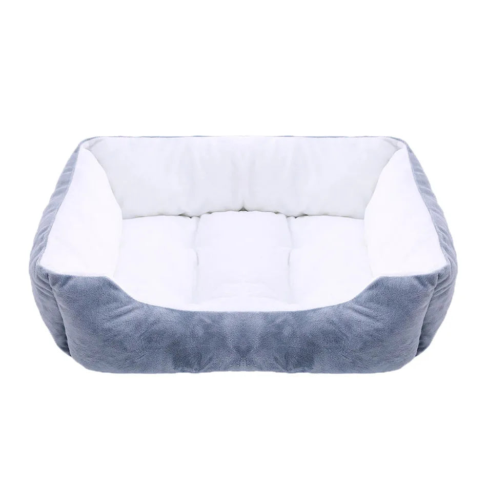 Square Plush Pet Sofa Bed