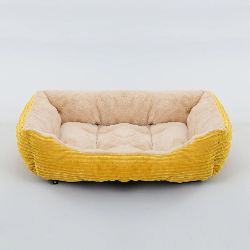 Square Plush Pet Sofa Bed