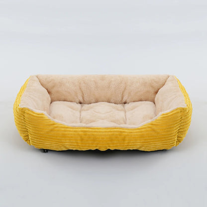 Square Plush Pet Sofa Bed