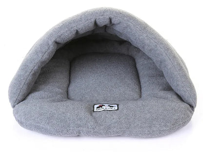 Thick Fleece Warm Pet Cave Bed (Suitable For Small Dogs/Puppies/Cats)