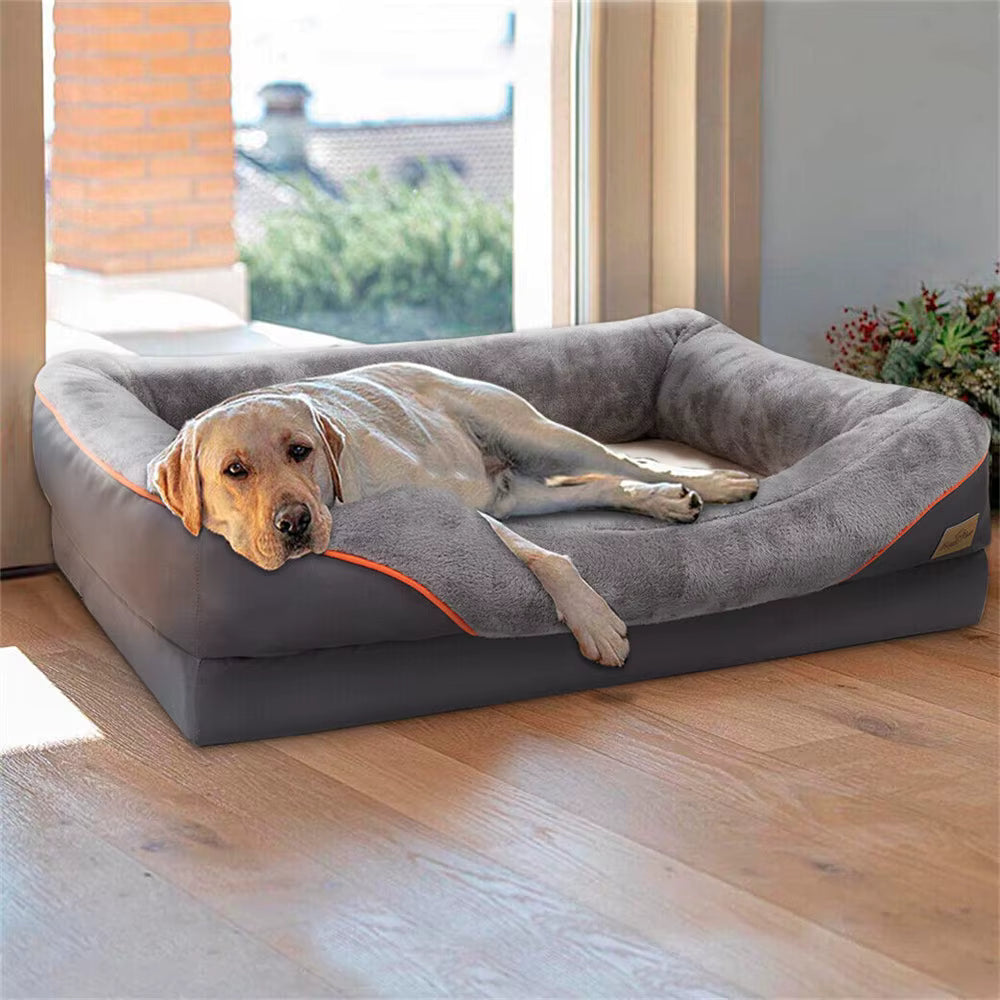 Luxury Orthopedic Memory Foam Dog Bed