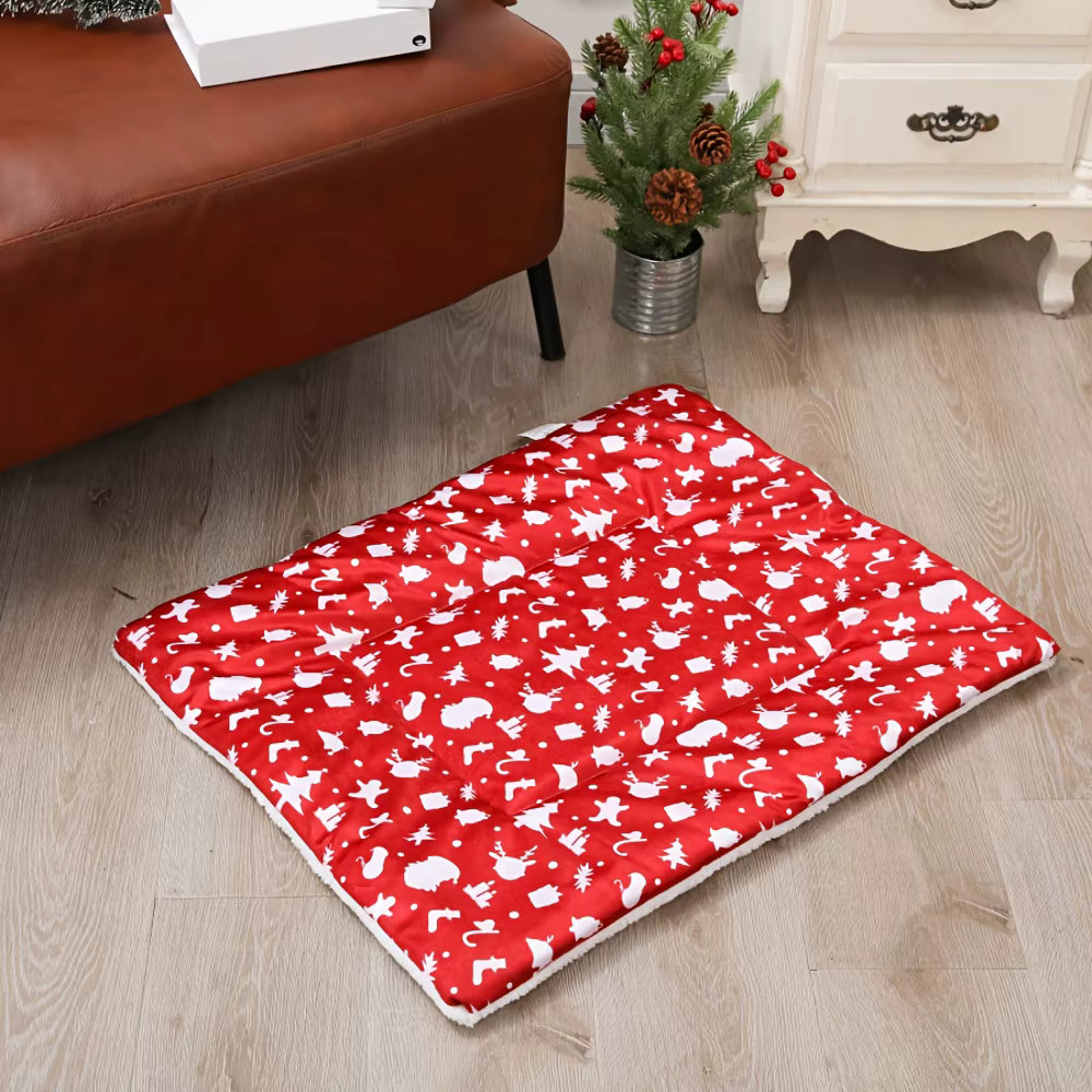 Christmas Cushioned Pet Mat (Double Sided)