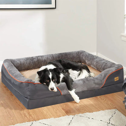 Luxury Orthopedic Memory Foam Dog Bed