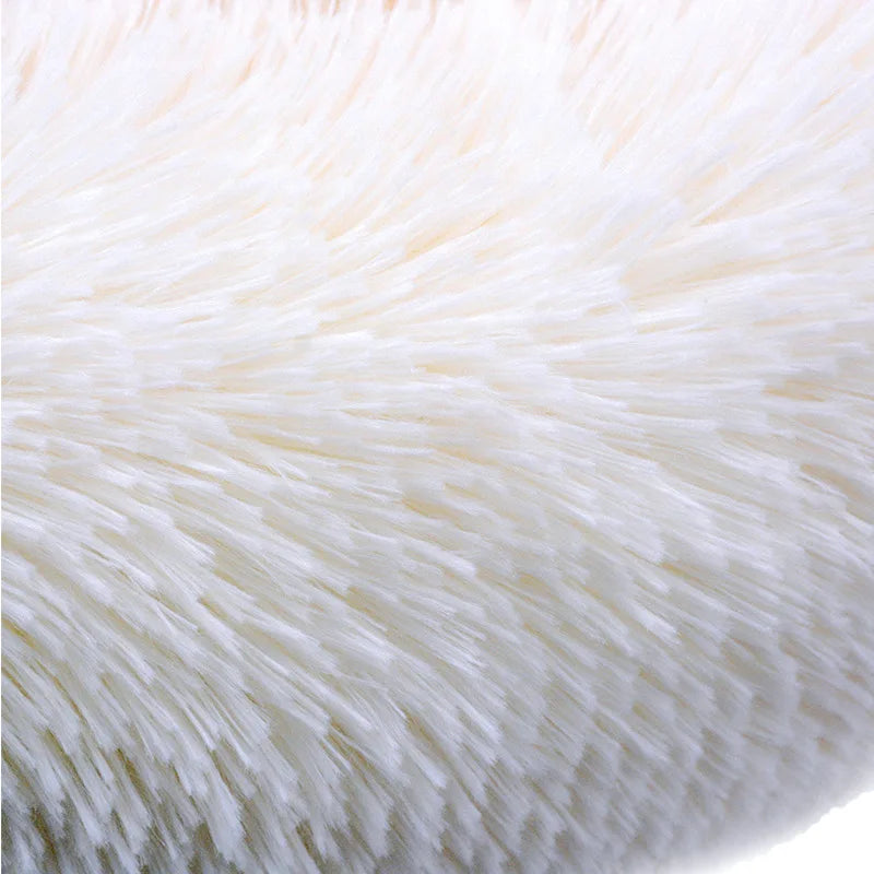 Orthopedic Support Fluffy Plush Dog Bed