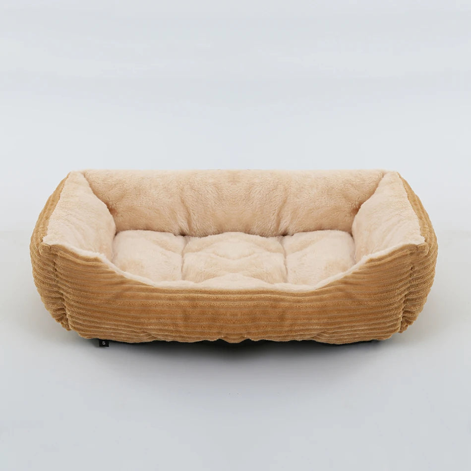 Square Plush Pet Sofa Bed