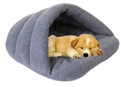 Thick Fleece Warm Pet Cave Bed (Suitable For Small Dogs/Puppies/Cats)