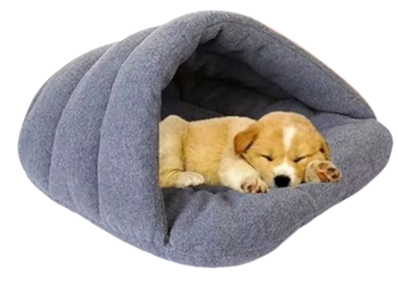 Thick Fleece Warm Pet Cave Bed (Suitable For Small Dogs/Puppies/Cats)
