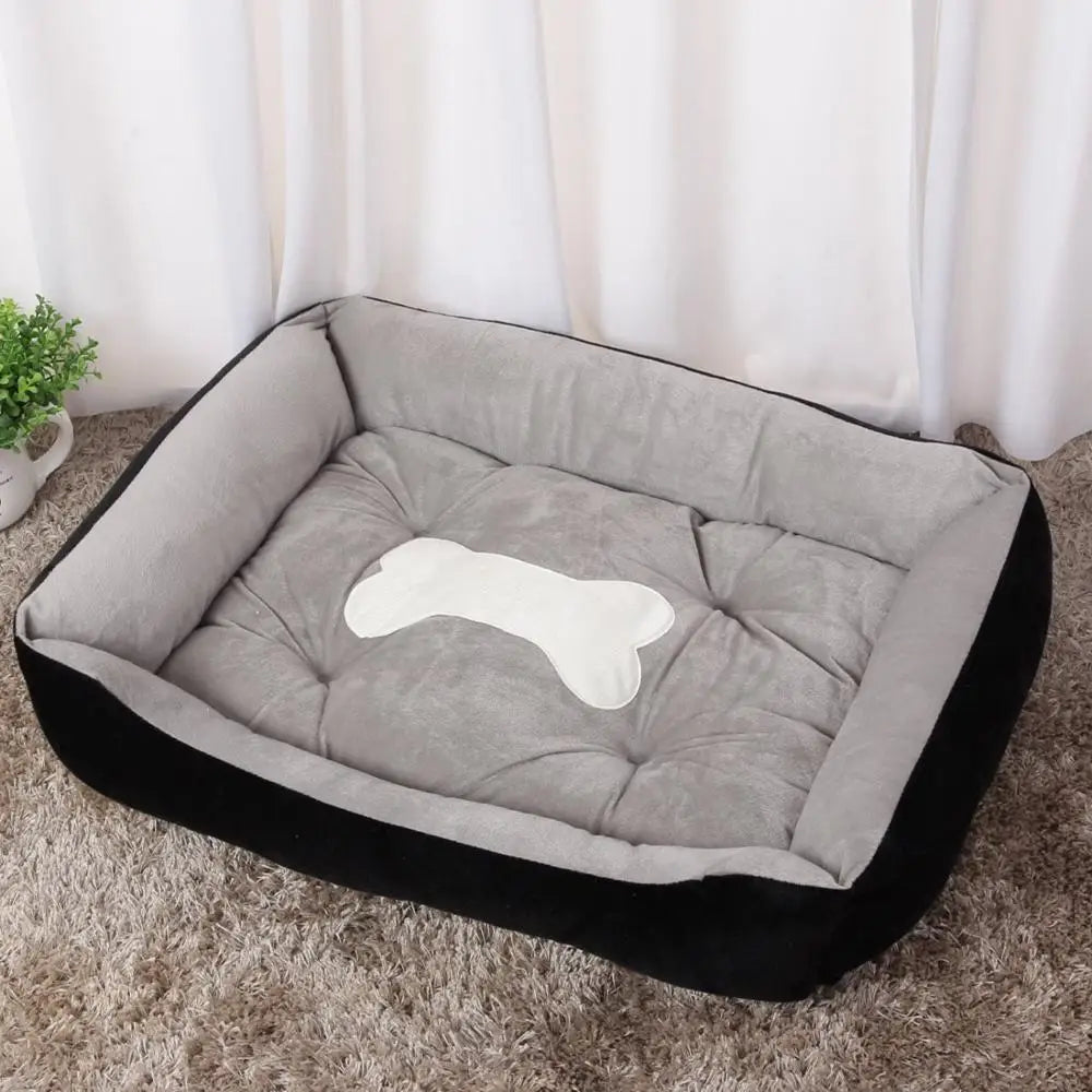Non-Slip Pet Bone Bed