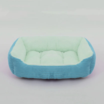 Square Plush Pet Sofa Bed