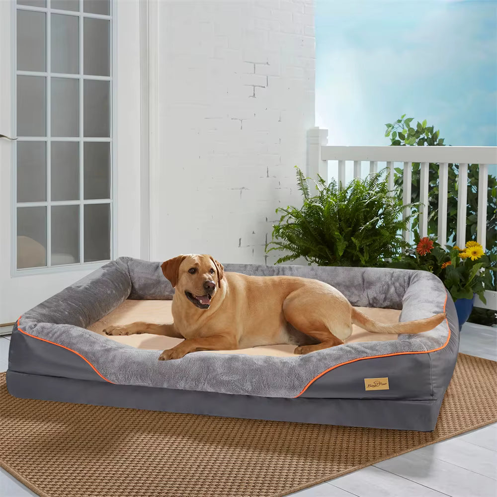 Luxury Orthopedic Memory Foam Dog Bed