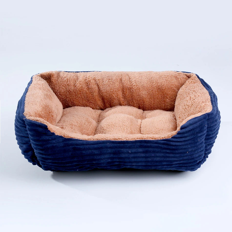 Square Plush Pet Sofa Bed